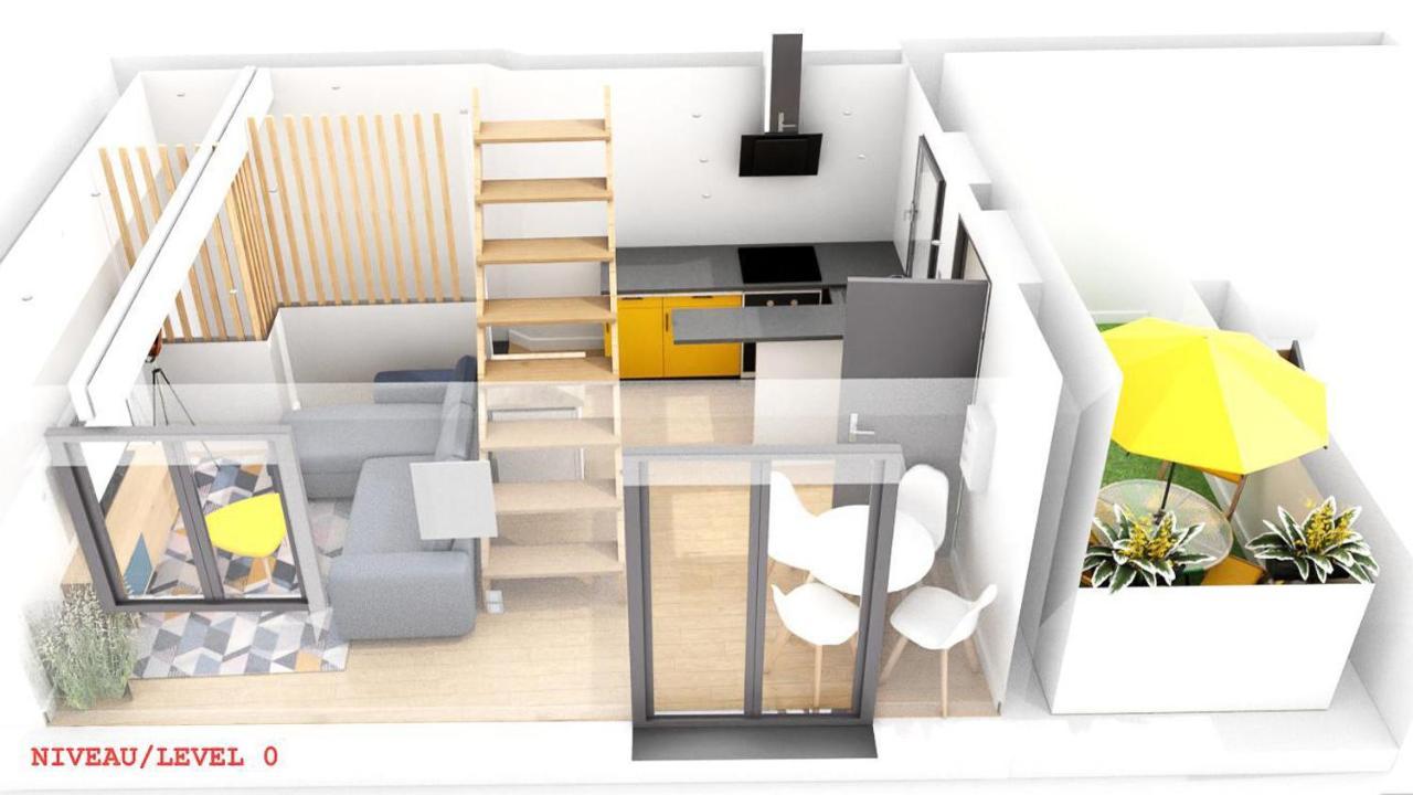 Maisonnette Le Faubourg - Centre Ville, Terrasse Et Netflix Belfort Exterior foto